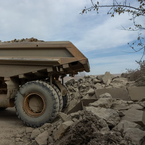 Dump Truck Hauling